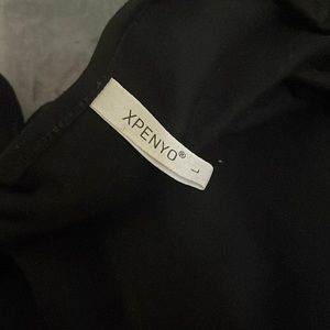 Long sleeve black maternity top. Very flattering. Wore only 2 times. Like new.